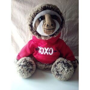 Dan Dee Collection Slot Plush Hoodie Red🧸 XOXO New Smoke Free House